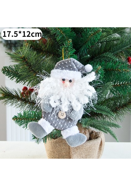 B Noel Baba 2022NOEL Süsleri Dıy Noel Hediyesi Noel Baba Kardan Adam Ağacı Kolye Bebek Ev Için Mutlu Yeni Yıl Süslemeleri Asın Noel Natal (Yurt Dışından)