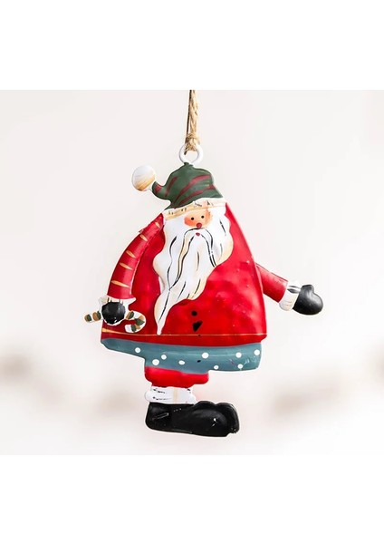 Stil 1 Noel Kolye Metal Boyalı Noel Baba Noel Ağacı Damla Süsler Süslemeleri Ev Çocuk Oyuncakları Hediye Noel Yeni Yıl Için (Yurt Dışından) indirimleri