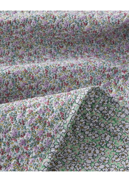 Crispy Garden Tek Kişilik Çok Amaçlı Örtü 160 x 220 cm Pembe