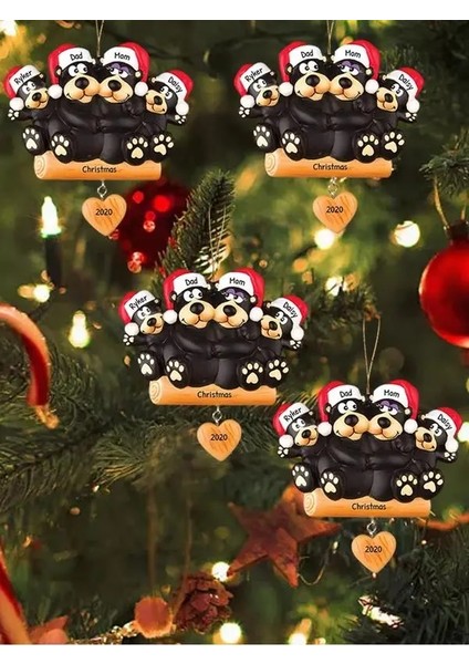 5 Kafa Noel Ağacı Asılı Kolye Kişiselleştirin Aile Süsleme 2022 Noel Süsleme Dıy Adı ve Metin ile Özelleştirilmiş Noel (Yurt Dışından) indirimleri