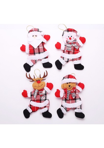 Parlak Renkli Kardan Adam Noel Baba Kardan Adam Geyik Ayı Kumaş Bebek Asılı Hediye Noel Ağacı Aksesuarları Ev Noel Süsleri Için Merry Christmas Dekor (Yurt Dışından)