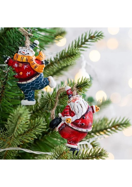 186- Kırmızı Kar Tanesi 2023 Yeni Noel Reçine Kolye Noel Ağacı Dekorasyon Ev Dekorasyon Dıy Çocuk Oyuncakları Hediyeler Noel Süsleri Navidad 2022 (Yurt Dışından)