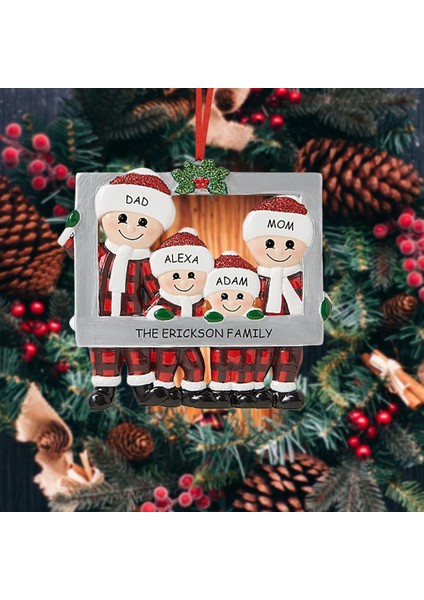 2 Kişilik Bir Aile Noel Kolye Dıy Kişisel Aile Ev Için Noel Süslemeleri 2022 Navidad Noel Ağacı Asılı Süsleme Yeni Yıl 2023 (Yurt Dışından) fırsatları