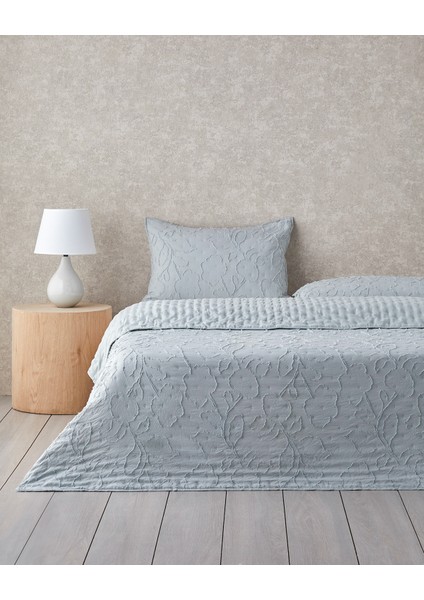 Verdant Jacquard Çift Kişilik Yatak Örtüsü Takımı 200 x 220 cm Yeşil