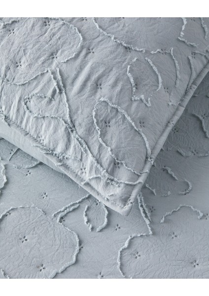 Verdant Jacquard Çift Kişilik Yatak Örtüsü Takımı 200 x 220 cm Yeşil