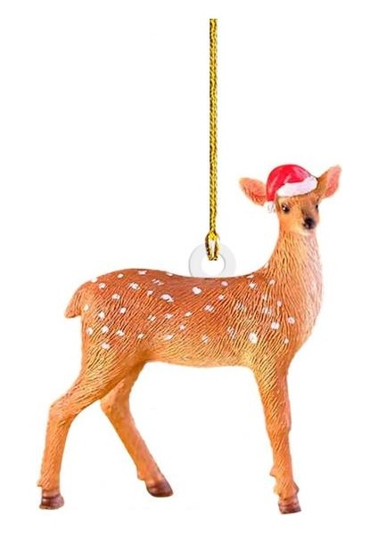 E Narin Noel Kolye Çoklu Stiller Kirpi Kolye Şapka Ağacı Asılı Tavşan Kirpi Kolye Atmosfer Yaratmak (Yurt Dışından)