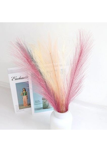 10 Adet Yapay Çiçek Düğün Dekorasyon Pampas Çim Buket Dıy Sahte Bitki Kamış Odası Ev Partisi Vazo Dekorasyon Aksesuarları (Yurt Dışından) fırsatları