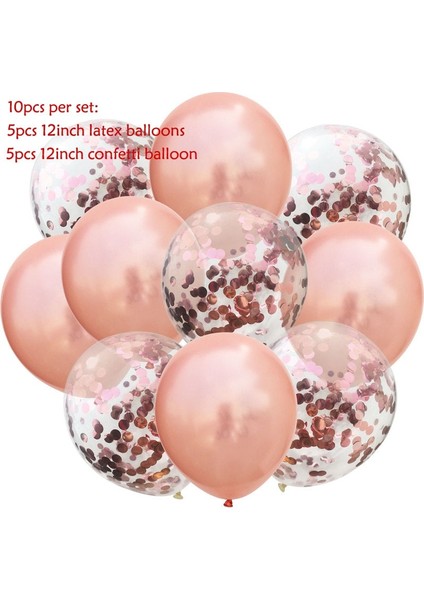 Mavi 10 Adet/grup Glitter Konfeti Lateks Balonlar Romantik Düğün Dekorasyon Bebek Duş Doğum Günü Partisi Dekor Temiz Hava Balonları (Yurt Dışından) modelleri