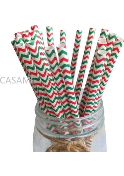 20 25 Adet Noel Kağıt Payet Kar Tanesi Içme Saman Merry Christmas Süslemeleri Ev Noel Yeni Yıl Partisi Malzemeleri (Yurt Dışından)