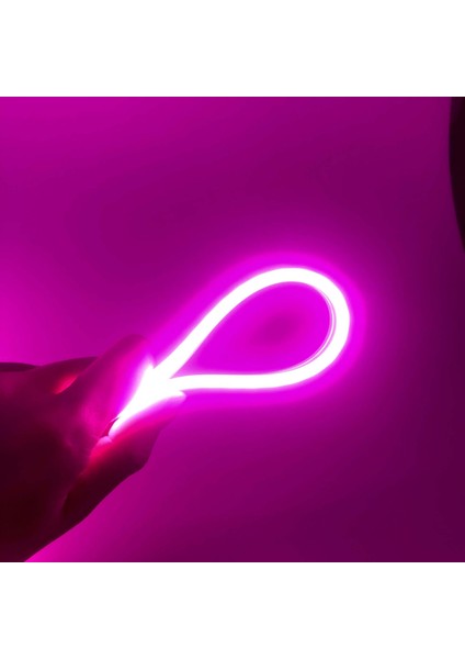 Neon LED IP65 Piksel 6X12 Hortum Bant Şerit 5m Rgb Dc 12V Smd 2811 2.5cm Kesilir Esnek Silikon Su Geçirmez