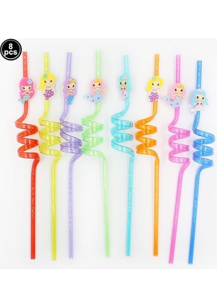 Stil 8 8 Adet 25 cm Yeniden Kullanılabilir Yarış Arabası Pipet Araba Yeniden Kullanılabilir Plastik Pipet Çocuk Yarış Arabası Doğum Günü Partisi Süslemeleri (Yurt Dışından)