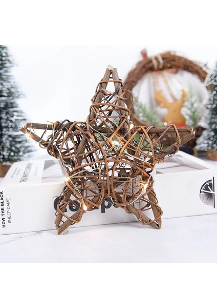 30 cm Ağaç 1 Adet Kurutulmuş Rattan Yıldız Noel Masa Süsleme Noel Ağacı Asılı Kolye Noel Dıy Çelenk Çelenk Yeni Yıl Hediyeleri Navidad (Yurt Dışından) fiyatları