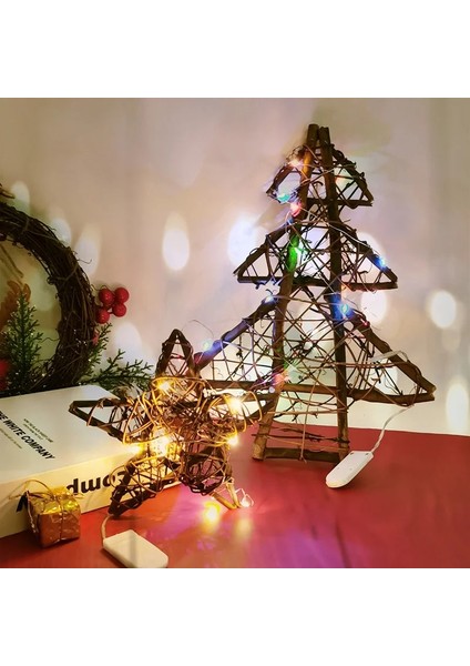 30 cm Ağaç 1 Adet Kurutulmuş Rattan Yıldız Noel Masa Süsleme Noel Ağacı Asılı Kolye Noel Dıy Çelenk Çelenk Yeni Yıl Hediyeleri Navidad (Yurt Dışından) indirimleri