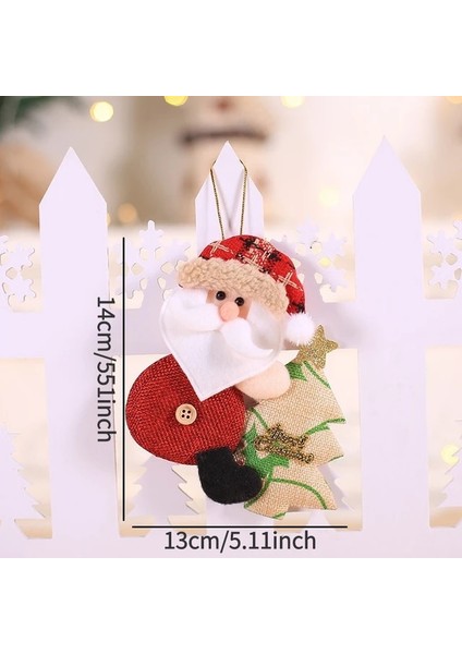 M-Yaşlı 2023 Sevimli Noel Noel Baba Kardan Adam Geyik Bebek Dekorasyon Hediye Bebek Yılbaşı Ağacı Asılı Süsleme Yeni Yıl Noel Ev Dekorasyonu (Yurt Dışından)