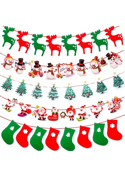 Noel Banner 29 Noel Banner 2023 Ev Için Merry Christmas Süslemeleri Çelenk Noel Baba Navidad Doğum Noel Hediyesi Noel Dekor Yeni Yıl 2024 (Yurt Dışından)
