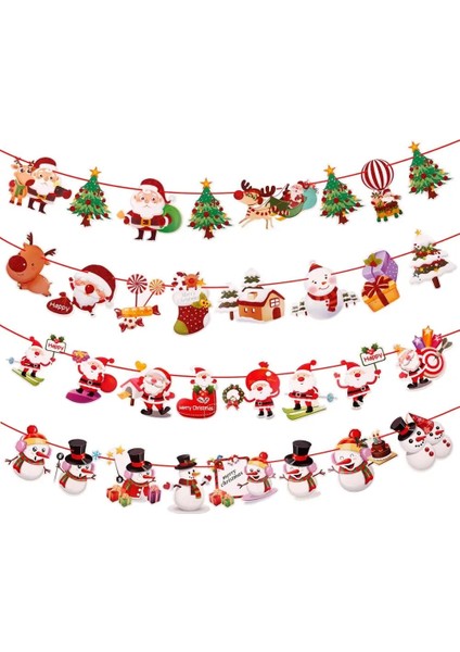 Noel Banner 29 Noel Banner 2023 Ev Için Merry Christmas Süslemeleri Çelenk Noel Baba Navidad Doğum Noel Hediyesi Noel Dekor Yeni Yıl 2024 (Yurt Dışından)