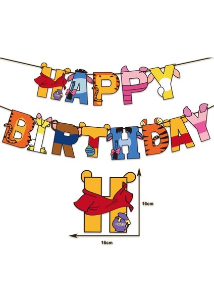 Banner Disney Winnie The Pooh Tema Çocuklar Için Doğum Günü Dekorasyon Fincan Plaka Masa Örtüsü Zemin Bebek Duş Doğum Günü Partisi Malzemeleri (Yurt Dışından)