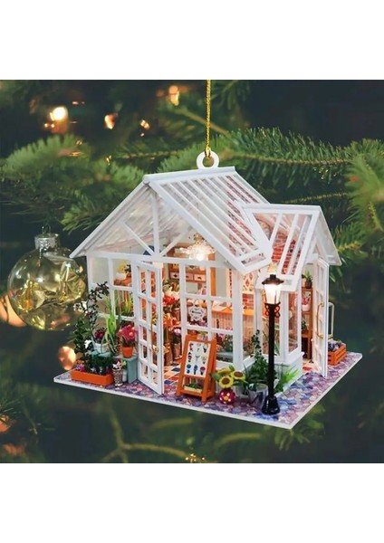 E Kitap Minyatür Akrilik Ev Yılbaşı Ağacı Süsleri Minyatür Noel Ağacı Süsleri Ev Dekorasyonu Yeni Yıl Için (Yurt Dışından) modelleri