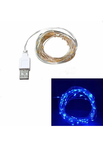 Mavi USB 3m 30LED Noel Süslemeleri Yeni Yıl 2023 Için Ev Için, Noel Süsleri Için Garland Peri Dize Işık Noel Ağacı Dekorasyonu, (Yurt Dışından)