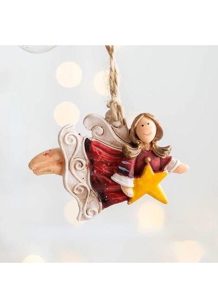 A2 Reçine Noel Ağacı Süsleme Karşılama Kapı Asılı Kolye Noel Baba Karikatür Melek Bebek Damla Süsler Yılbaşı Dekoru (Yurt Dışından)