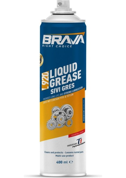 L920 Sıvı Gres Sprey 400 ml x 3