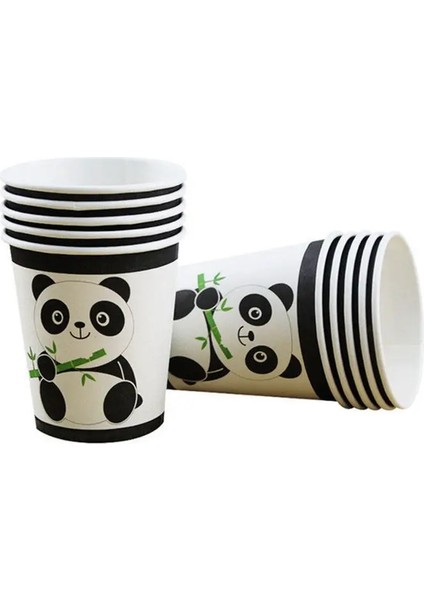Kağıt Saman 25 Adet Panda Tema Çocuk Doğum Günü Partisi Malzemeleri Bambu Kağıt Saman Tabaklar Bardaklar Banner Kek Toppers Tek Kullanımlık Sofra Erkek Bebek Duş (Yurt Dışından) modelleri