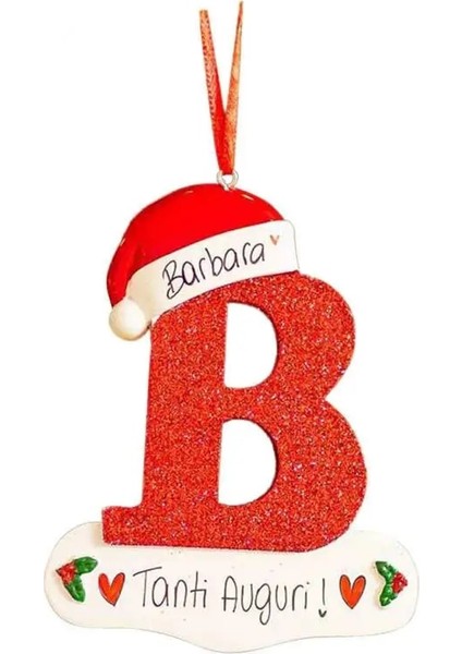 Dıy - F Noel Ağacı Dekorasyon Mektup Kolye 26 Harfler Ev Tatil Akrilik Dıy Kolye Noel 2022 Yeni Yıl Dekor Süs Navidad (Yurt Dışından)