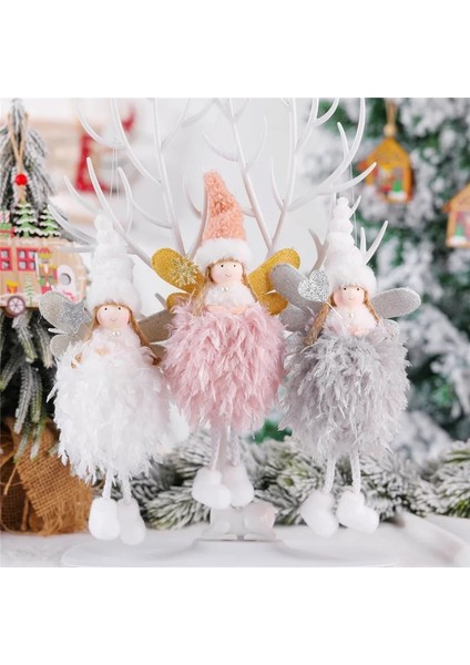 E2 2021 Noel Melek Bebek Merry Navidad Noel Süslemeleri Ev Için Noel Süs Noel Doğum 2022 Yeni Yıl Ev Dekor (Yurt Dışından)