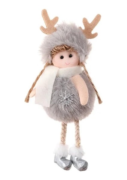 G-Grey-1 Melek Bebek Yılbaşı Ağacı Askı Süsleri Her Yerde Küçük Hediyeler Arkadaşlar Için Noel Sevimli Ev Dekor Yılbaşı Ağacı Süsleri (Yurt Dışından)
