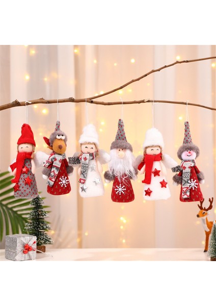 G-Grey-1 Melek Bebek Yılbaşı Ağacı Askı Süsleri Her Yerde Küçük Hediyeler Arkadaşlar Için Noel Sevimli Ev Dekor Yılbaşı Ağacı Süsleri (Yurt Dışından) modelleri
