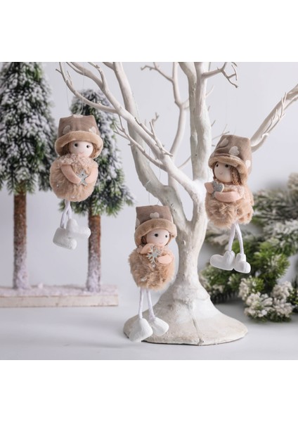 G-Grey-1 Melek Bebek Yılbaşı Ağacı Askı Süsleri Her Yerde Küçük Hediyeler Arkadaşlar Için Noel Sevimli Ev Dekor Yılbaşı Ağacı Süsleri (Yurt Dışından) indirimleri