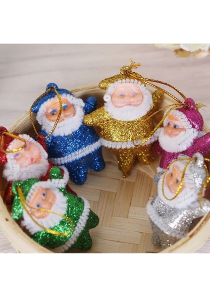 A--12PIECE 12 Adet/torba Lazer Küçük Davul Noel Süs Renkli Mini Hediye Kutusu Yılbaşı Ağacı Kolye Yeni Yıl Süsleri DECORS2022 (Yurt Dışından)