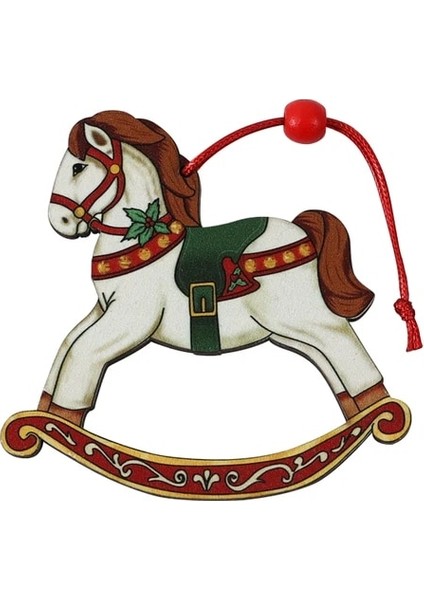 Sallanan At Huadodo 1 Adet Fındıkkıran Noel Süsleri Ahşap Asılı Rustik Noel Ağacı Dekorasyon Zanaat Yeni Yıl Dekor Çocuk Bebek (Yurt Dışından)