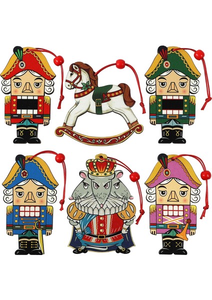 Sallanan At Huadodo 1 Adet Fındıkkıran Noel Süsleri Ahşap Asılı Rustik Noel Ağacı Dekorasyon Zanaat Yeni Yıl Dekor Çocuk Bebek (Yurt Dışından) fiyatları