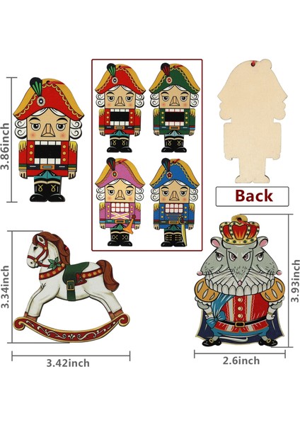 Sallanan At Huadodo 1 Adet Fındıkkıran Noel Süsleri Ahşap Asılı Rustik Noel Ağacı Dekorasyon Zanaat Yeni Yıl Dekor Çocuk Bebek (Yurt Dışından) fırsatları