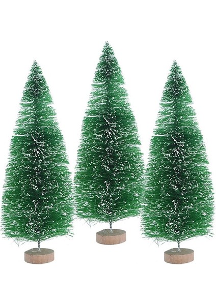 12.5 cm -Bej 5 Adet 5-16 cm Sisal Fiber Mini Noel Ağacı Kar Don Çam Ağacı Dıy Zanaat Noel Partisi Masa Dekorasyon Noel Süsleri (Yurt Dışından)