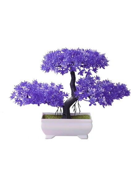 Yeşil Yapay Bonsai Doğal Gerçekçi Plastik Düğün Için Karşılama Çam Bonsai (Yurt Dışından) indirimleri