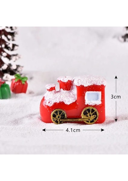 STYLE26 Mini Noel Tren Süs Noel Dekorasyon Ev Noel Baba Hediye Oyuncaklar El Sanatları Masa Deco Navidad Noel 2021 Yeni Yıl (Yurt Dışından)