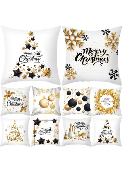 43 45 cm Noel Minder Örtüsü Yastık Kılıfı Noel Dekorasyonu Ev Için 2023 Navidad Noel Noel Noel Süsü Yeni Yıl Hediyesi 2024 (Yurt Dışından) modelleri