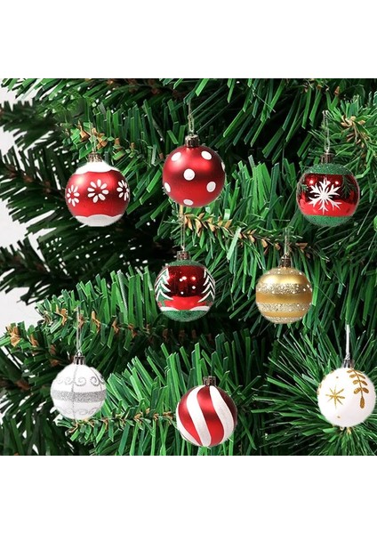 Gümüş S Kancalar 6 cm Navidad 2022 Noel Süs Noel Topları Noel Ağacı Asılı Kolye Yeni Yıl 2023 Hediyeleri Ev Için Noel Noel Dekorasyonu (Yurt Dışından)