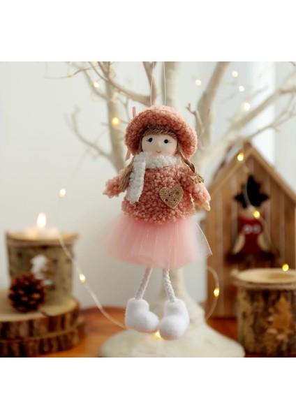 D-1 Yeni Yıl 2022 Dekor Noel Melek Peluş Bebek Oyuncak Yılbaşı Ağacı Süsler Natal Noel Navidad 2023 Yeni Yıl Hediyeleri (Yurt Dışından) indirimleri