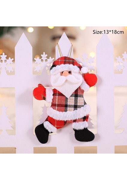S8060 Noel Baba Noel Peluş Noel Baba Kardan Adam Elk Melek Bebek Noel Navidad Ağacı Süsler Ev Yeni Yıl Hediyeleri Için Noel Süslemeleri Oyuncak (Yurt Dışından)