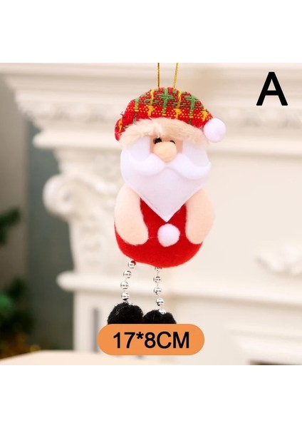 Yeni Noel Süsleri Noel Ağacı Asılı Dıy Noel Hediyesi Noel Baba Kardan Adam Ağacı Kolye Bebek Asın Parti Dekorasyon (Yurt Dışından)