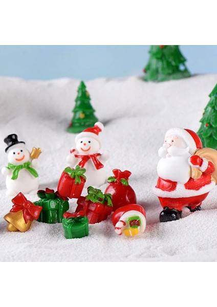 STYLE23 Mini Noel Tren Süs Noel Dekorasyon Ev Noel Baba Hediye Oyuncaklar El Sanatları Masa Deco Navidad Noel 2021 Yeni Yıl (Yurt Dışından)