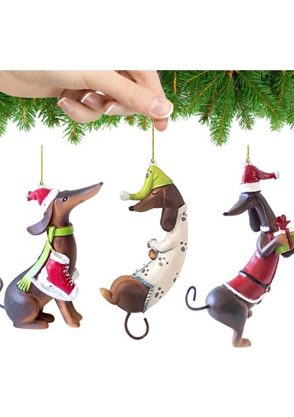 02 2d Akrilik Levha Noel Ağacı Süsleme Dachshunds Köpek Noel Ağacı Kolye Asılı Kolye 2d Zanaat Noel Tatil Partisi Ev 2023 Için (Yurt Dışından) fiyatları