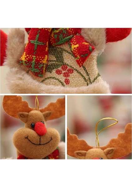 J Merry Christmas Süsler Dıy Noel Hediyesi Noel Baba Kardan Adam Ağacı Kolye Bebek Ev Dekorasyonu Asın Noel Doğum Mutlu Yeni Yıl (Yurt Dışından)