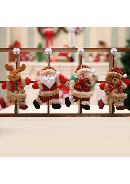 J Merry Christmas Süsler Dıy Noel Hediyesi Noel Baba Kardan Adam Ağacı Kolye Bebek Ev Dekorasyonu Asın Noel Doğum Mutlu Yeni Yıl (Yurt Dışından)
