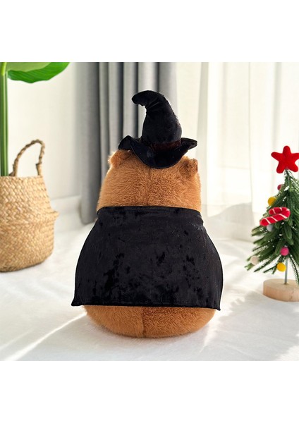 Sihirli Büyücü Capybara Bebek Peluş Oyuncak Yastık Bebek Tatil Hediyesi (Yurt Dışından)