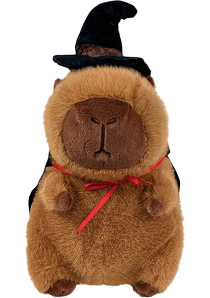 Sihirli Büyücü Capybara Bebek Peluş Oyuncak Yastık Bebek Tatil Hediyesi (Yurt Dışından)