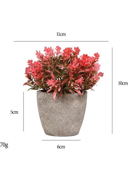 Stil 9 Mini Yapay Çiçekler Bitkiler Bonsai Masa Süsü Küçük Simüle Ağaç Saksı Bitkileri Sahte Çiçekler Ofis Masası Saksı Süs Ev (Yurt Dışından)